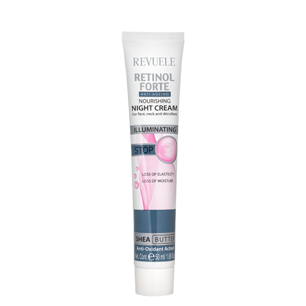 Крем для обличчя антивіковий Revuele Retinol Forte Anti-Ageing з ретинолом, 50 мл 5060565100442 фото