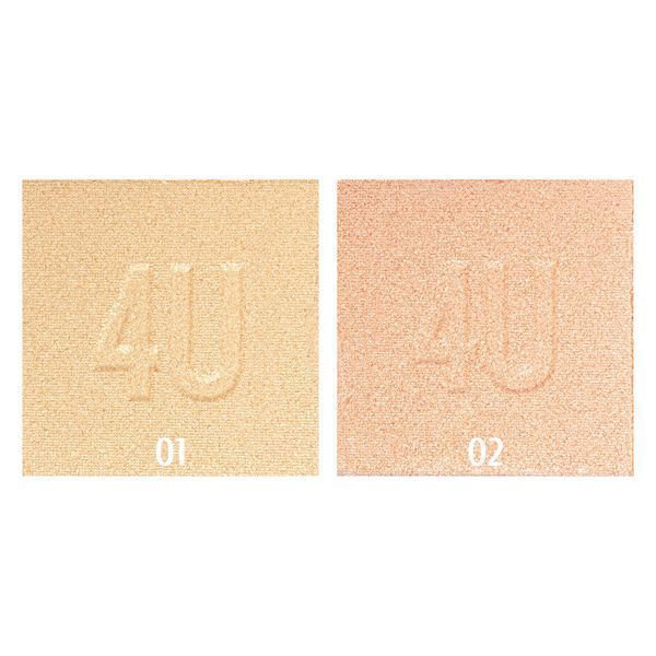 Хайлайтер для лица Parisa Cosmetics Base 4U с нюдовым блеском H-01, №01 H-01 фото